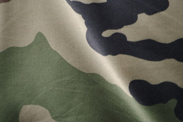 détail d' uniforme militaire