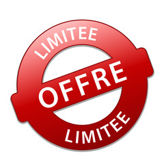Tampon OFFRE LIMITEE (soldes prix étiquette offre spéciale web)