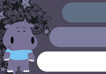 hippo cartoon wallpaper