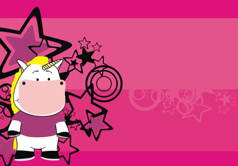 unicorn cartoon background1