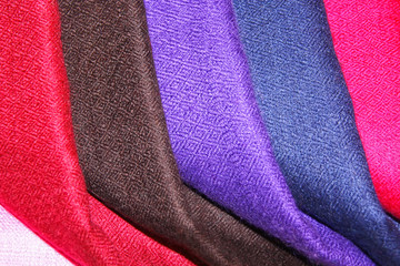 Colorful pasmina shawls