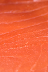 Smoked salmon texture