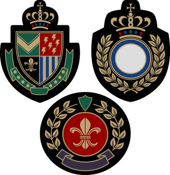 royal classic emblem badge
