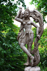 Wood carving at The Sanctuary of Truth