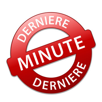 Vecteur Stock Tampon "DERNIERE MINUTE" (soldes prix étiquette offre  spéciale) | Adobe Stock
