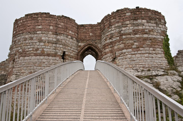 Entrance to ruined castle