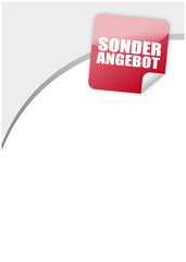 Flyer Sonderangebot Angebot Special