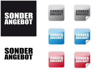 Sonderangebot Button