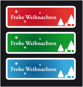 Weihnachten Feriertag Banner Flyer