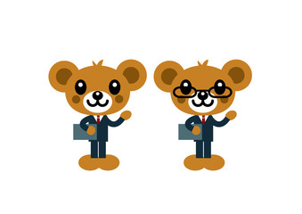 ビジネスマン　クマ