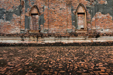 Buddhist temple ruins in  Thailand