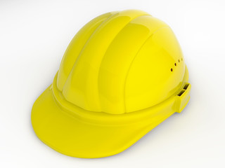 Fototapeta premium Bauhelm gelb