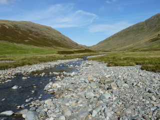 Stream in valley