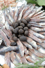 Salted sardines