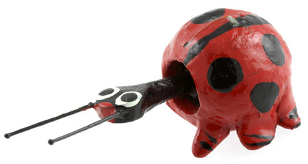 Fototapeta premium escargot antennes mobiles en bois