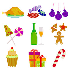 food drink sweet set