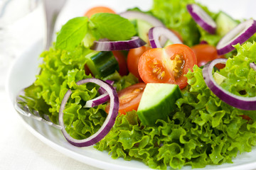 Fresh vegetable salad