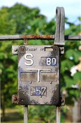 Wasserleitungskennzeichen, Poppelsdorfer Schloss, Bonn