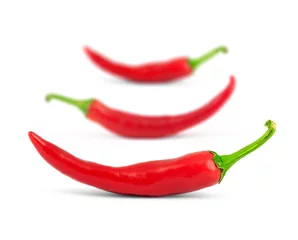 Fotobehang Red peppers © Sergii Figurnyi