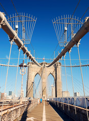 Fototapeta premium New York City Manhattan Brooklyn Bridge