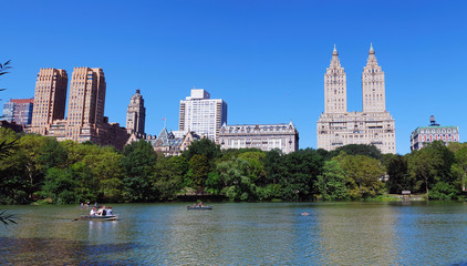 Fototapeta na wymiar New York City Manhattan Central Park panoramy