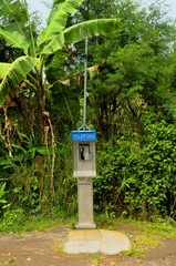 Phone cabin in Centralamercia