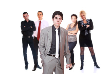 Fototapeta premium Business team isolated