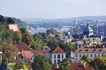 Prague sightseeing view