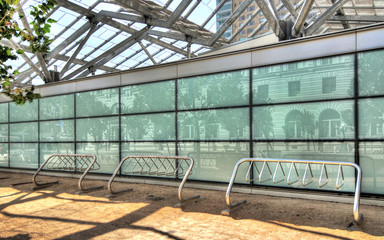 bicycle racks