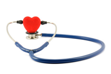 Stethoscope and heart