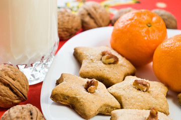 cookies and oranges for Christmas