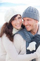 snow couple