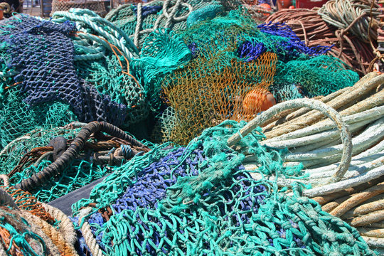 Fototapeta fishing nets