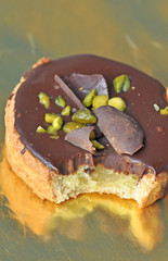 tartelette choco pistache