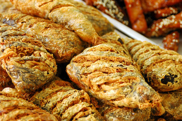 Vegetarian food imitation from  fried fish