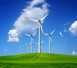 Turbines farm