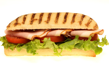 Ham Ciabatta Bread Roll