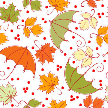 seamless autumn background