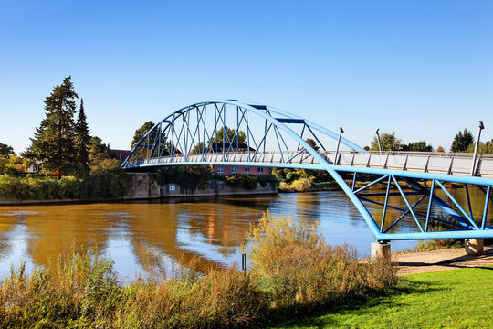 Wesertor-Brücke in Nienburg an der Weser