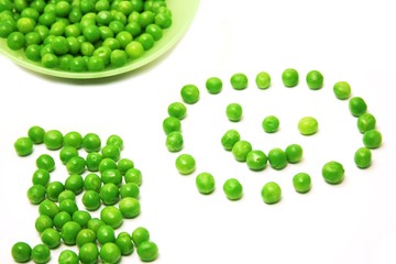 lustiges Erbsengesicht