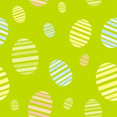 Seamless easter pattern with eggs