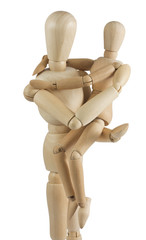 Mannequin parent with child