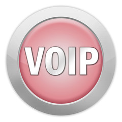 Light Colored Icon (Red) "VOIP"