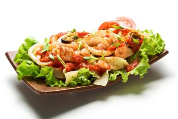 Noodles with Seafood