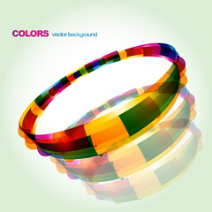 abstract colorful circular design