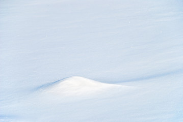 Background from the bright shined snow
