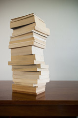 Book Stack on Table