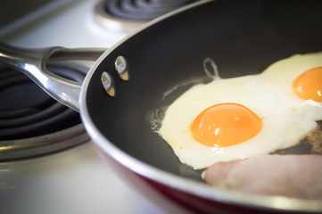 Breakfast in frying pan
