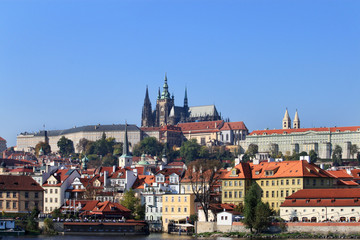Fototapeta na wymiar Hradczany w Pradze