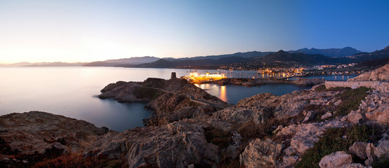 ile Rousse - lever de Soleil - Corsica